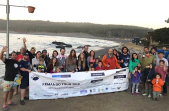Voluntarios realizan limpieza de playa en Llico